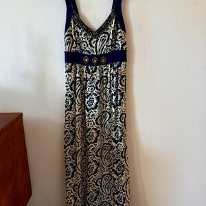Beaded boho maxi dress (NS)